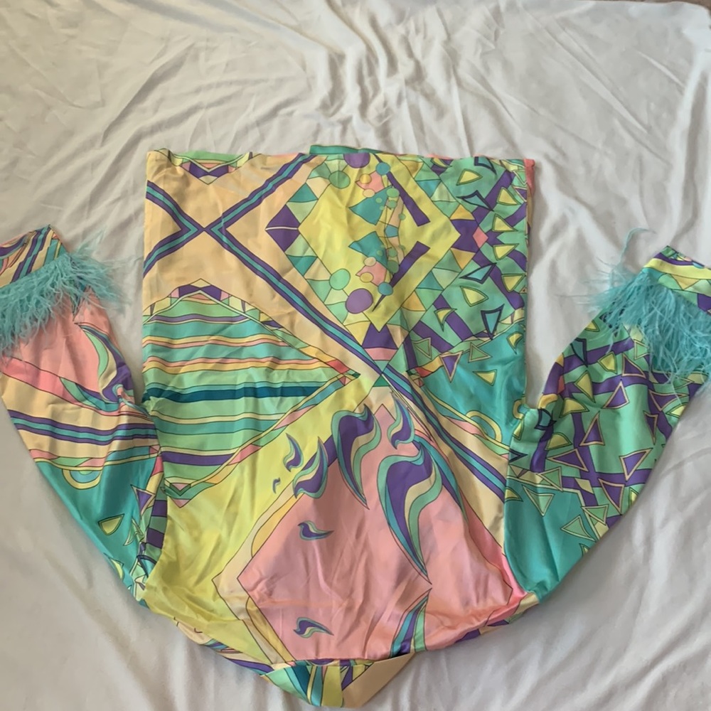 OCEANUS SILK BLAZER AND TROUSER SET - Picture 10 of 17